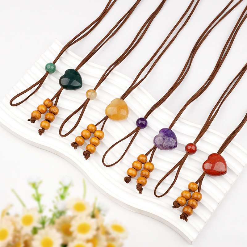Love Heart 25MM Beads Waist Chain & Necklace