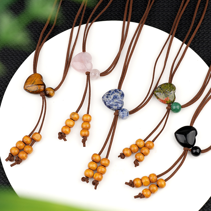 Love Heart 25MM Beads Waist Chain & Necklace