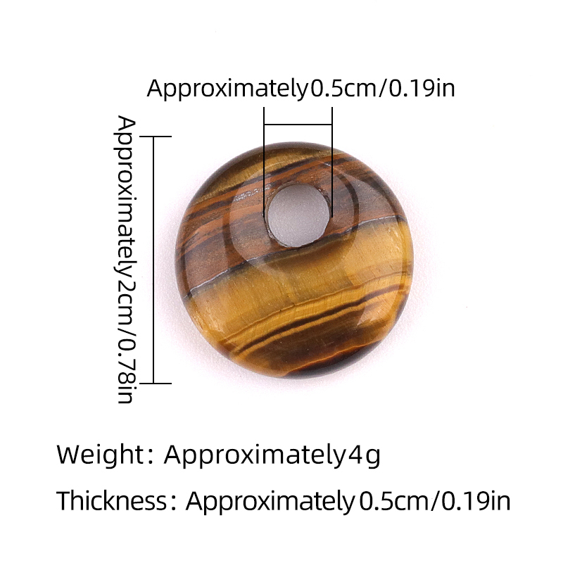 30MM Round Disc Lucky Coin Pingan Pendant Necklace Adjustable Rope