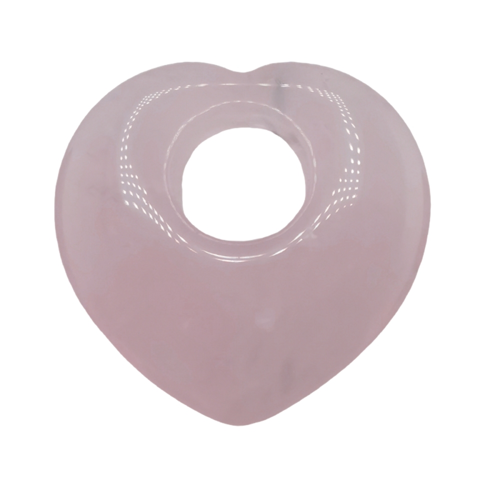 Gemstone 40MM Love Heart Stone Pendant for Making Jewelry