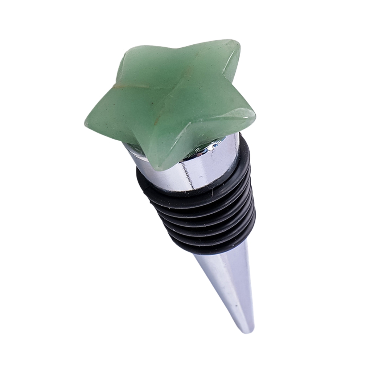 30MM Star Gemstone Stainless Steel Bottle Stopper