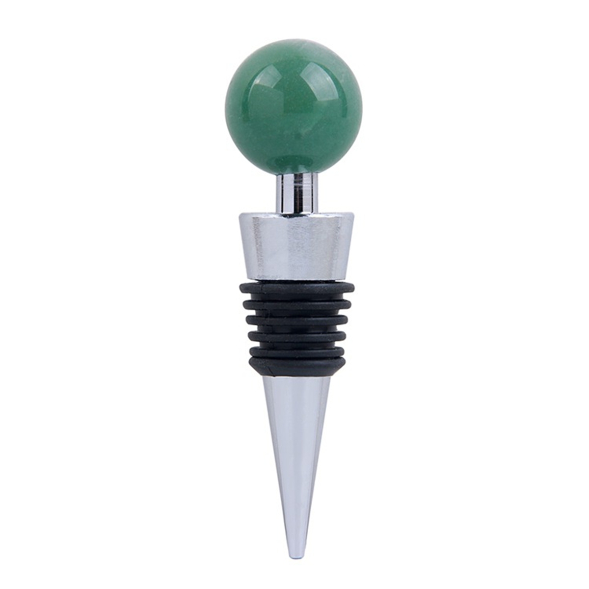 25mm Sphere Gemstone Stainless Steel Bottle Stopper