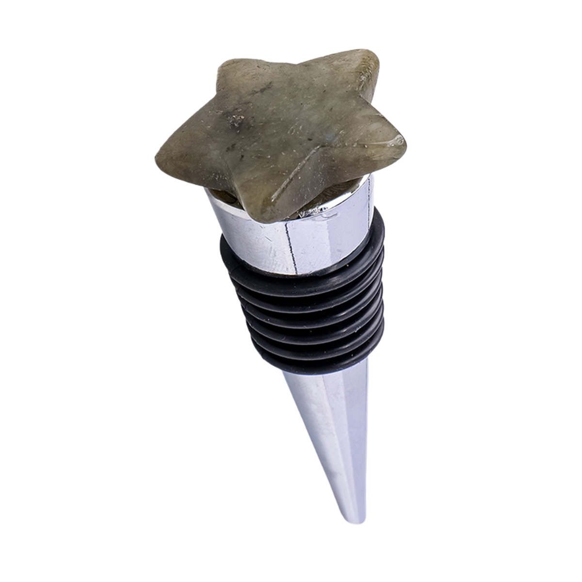 30MM Star Gemstone Stainless Steel Bottle Stopper