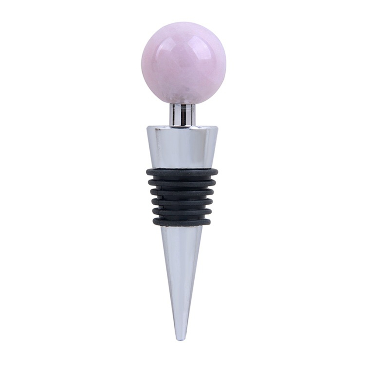 25mm Sphere Gemstone Stainless Steel Bottle Stopper