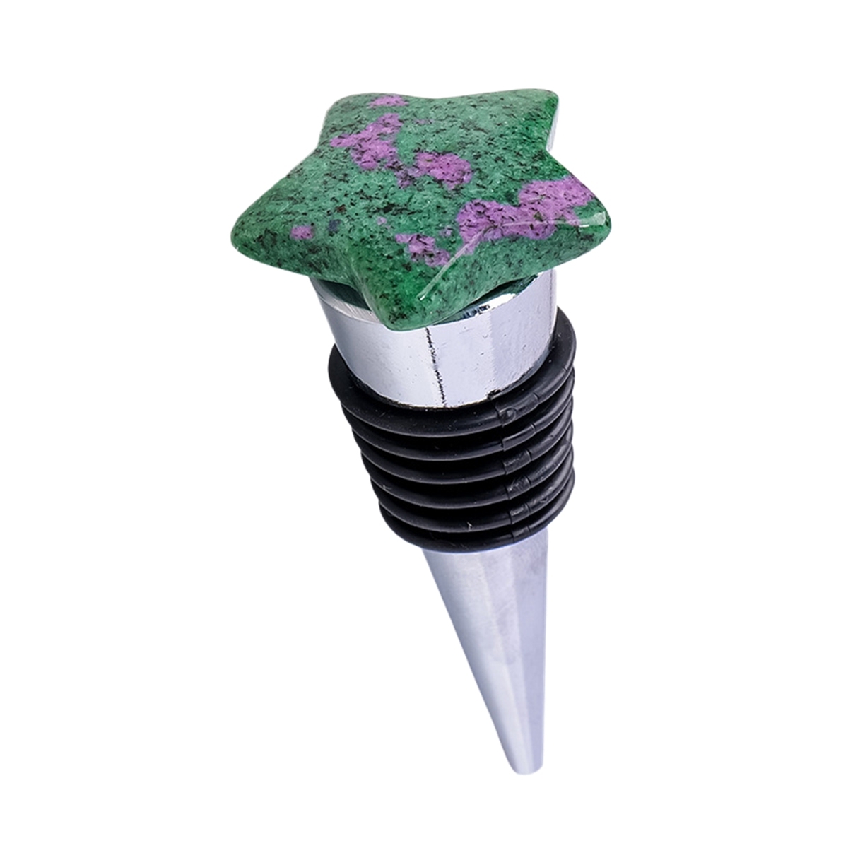 30MM Star Gemstone Stainless Steel Bottle Stopper