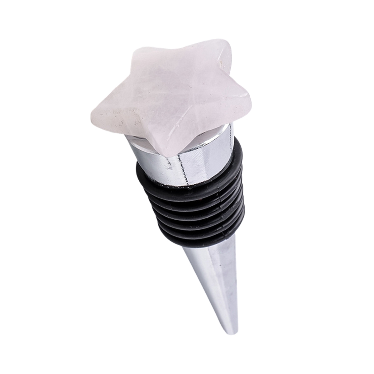 30MM Star Gemstone Stainless Steel Bottle Stopper