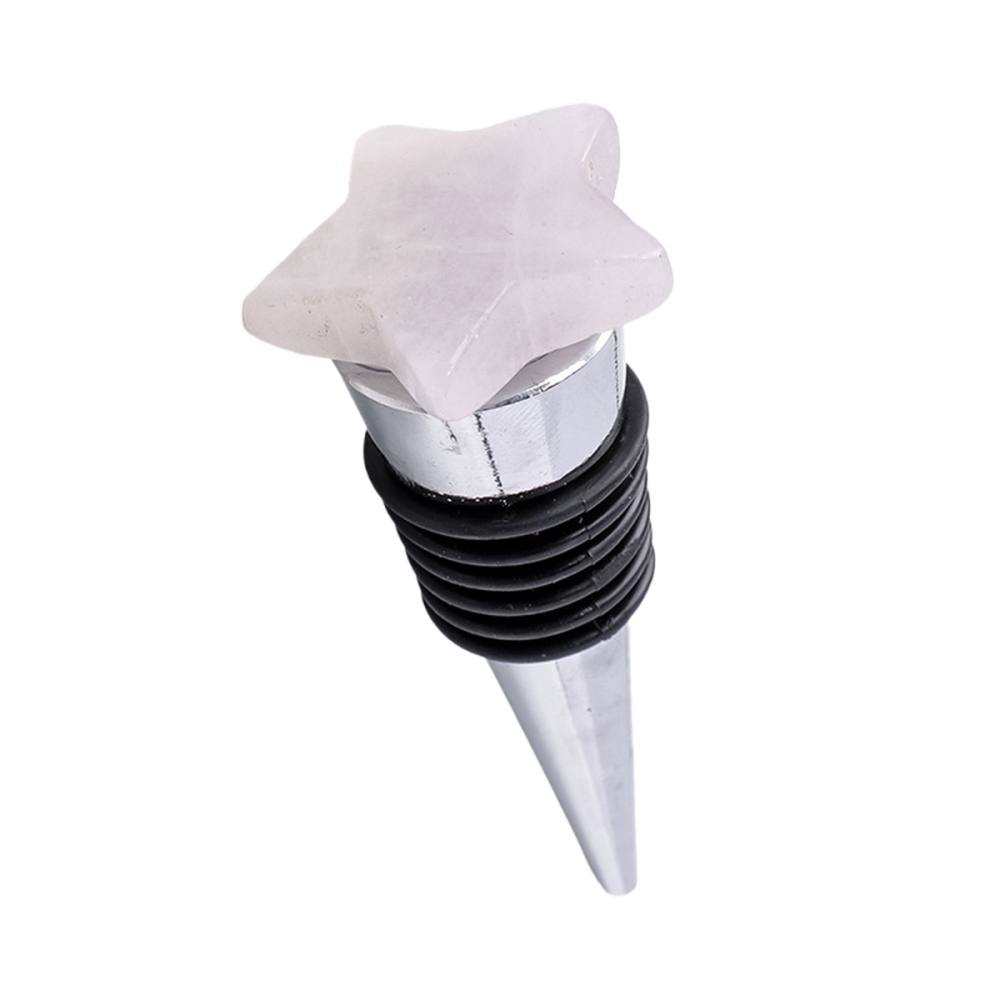 30MM Star Gemstone Stainless Steel Bottle Stopper