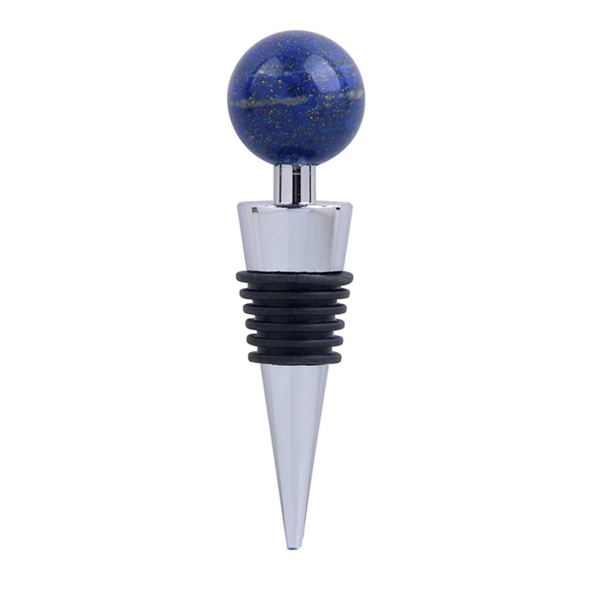 25mm Sphere Gemstone Stainless Steel Bottle Stopper