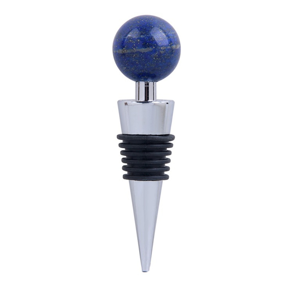 25mm Sphere Gemstone Stainless Steel Bottle Stopper