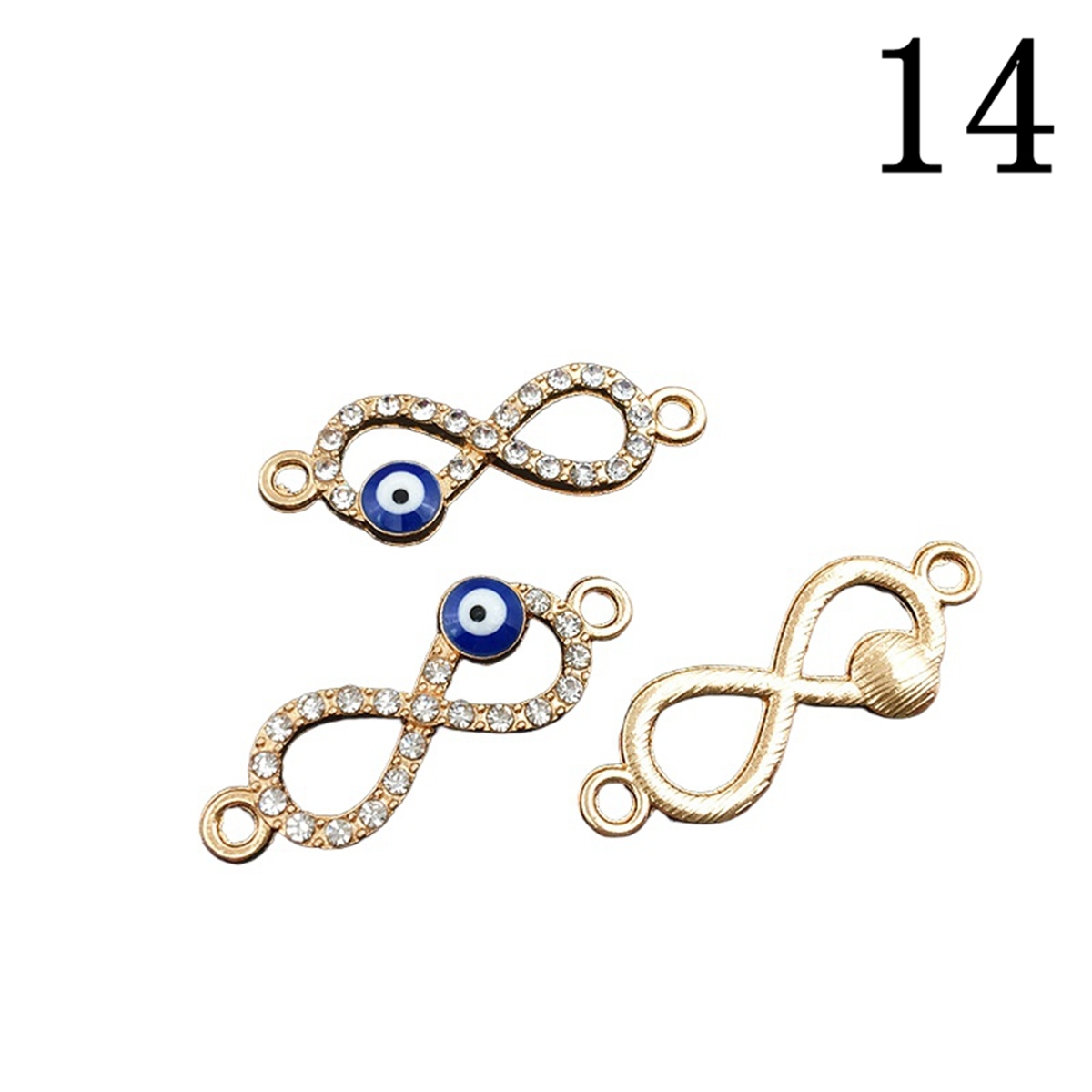 Alloy Evil Eye Charms for DIY Making Jewelry