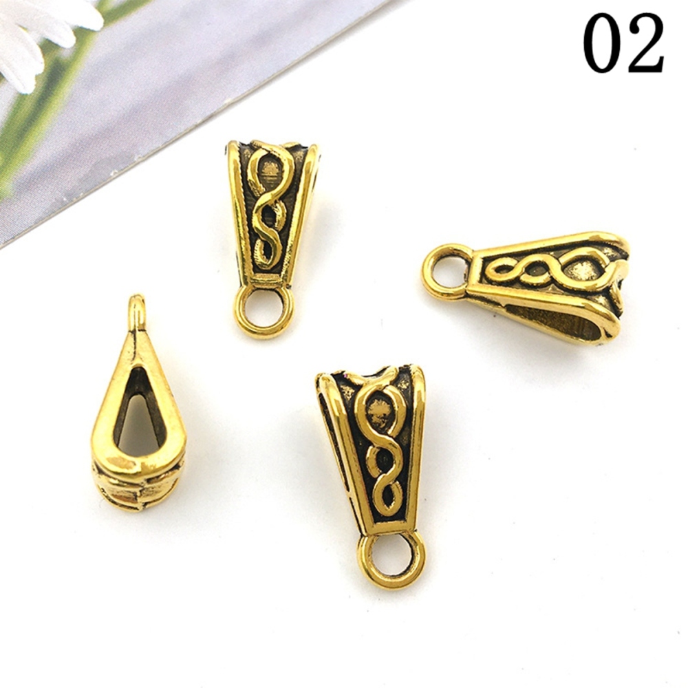 Tibetan Silver Alloy Through-Hole Connector Spacer Bead for DIY Making Jewelry