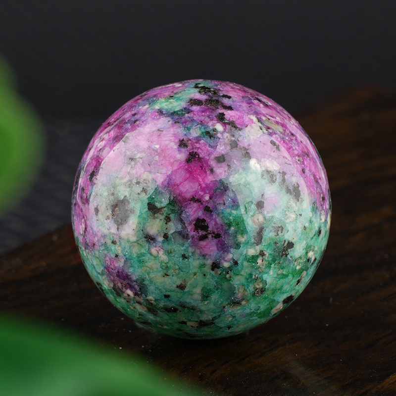 25mm Natural Gemstone Spheres Balls No Hole for Meditation Reiki Healing Chakra Crystal Desk Decoration Ornament Collection