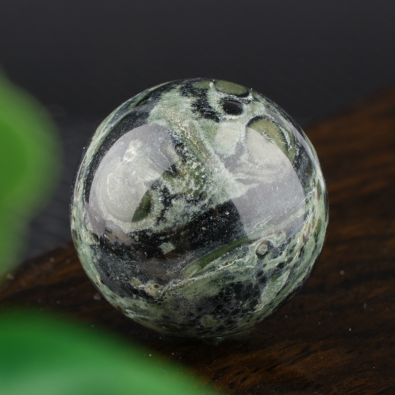 25mm Natural Gemstone Spheres Balls No Hole for Meditation Reiki Healing Chakra Crystal Desk Decoration Ornament Collection