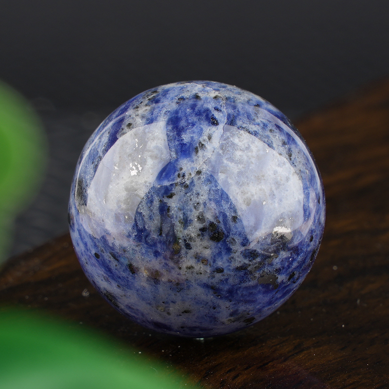 25mm Natural Gemstone Spheres Balls No Hole for Meditation Reiki Healing Chakra Crystal Desk Decoration Ornament Collection