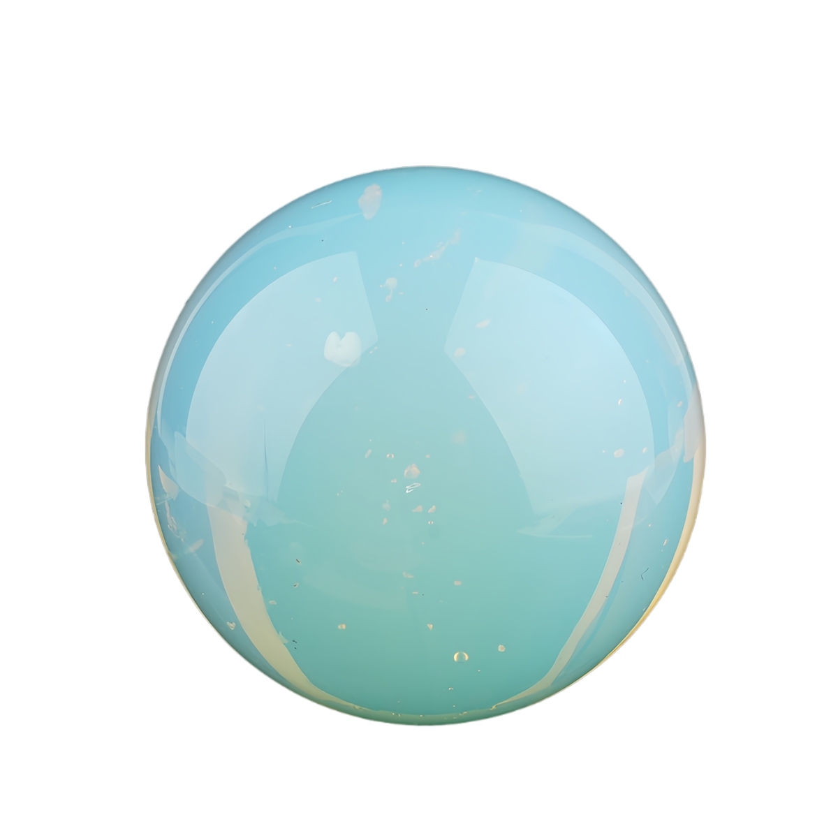 25mm Natural Round Gemstone Beads Sphere Without Hole