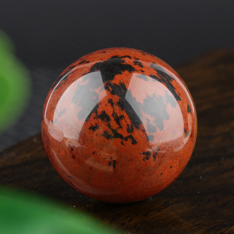 25mm Natural Gemstone Spheres Balls No Hole for Meditation Reiki Healing Chakra Crystal Desk Decoration Ornament Collection