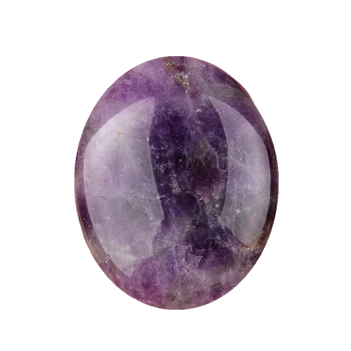 38X48MM Oval Palm Stone  Pebble Energy Worry Pocket Gemstone