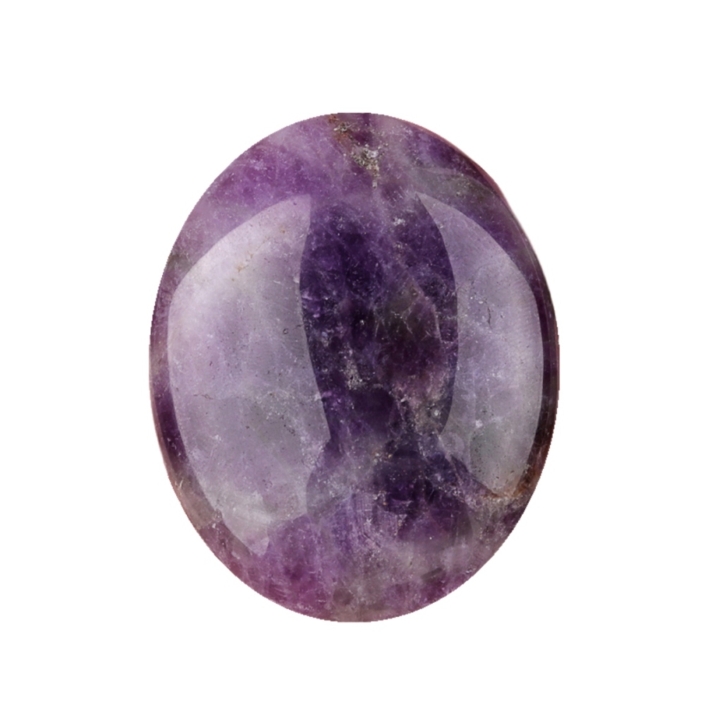 38X48MM Oval Palm Stone  Pebble Energy Worry Pocket Gemstone