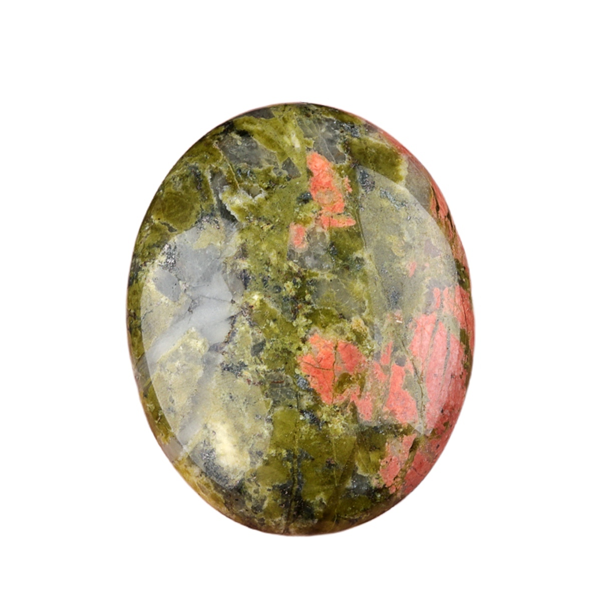 38X48MM Oval Palm Stone  Pebble Energy Worry Pocket Gemstone