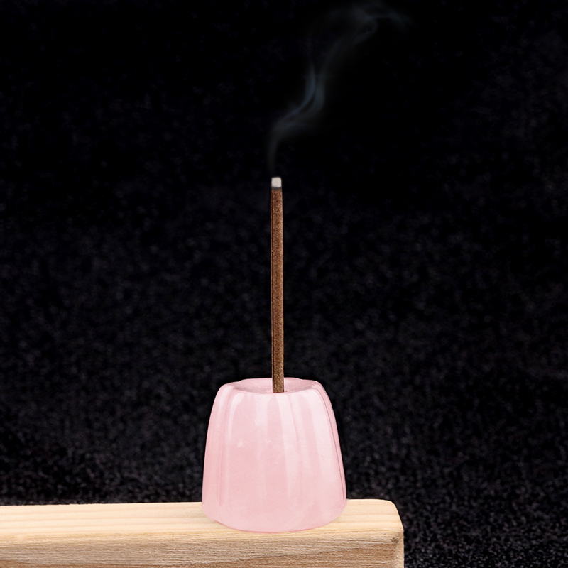 Gemstone 20mm Flower Base Used For Incense Handmade Craved