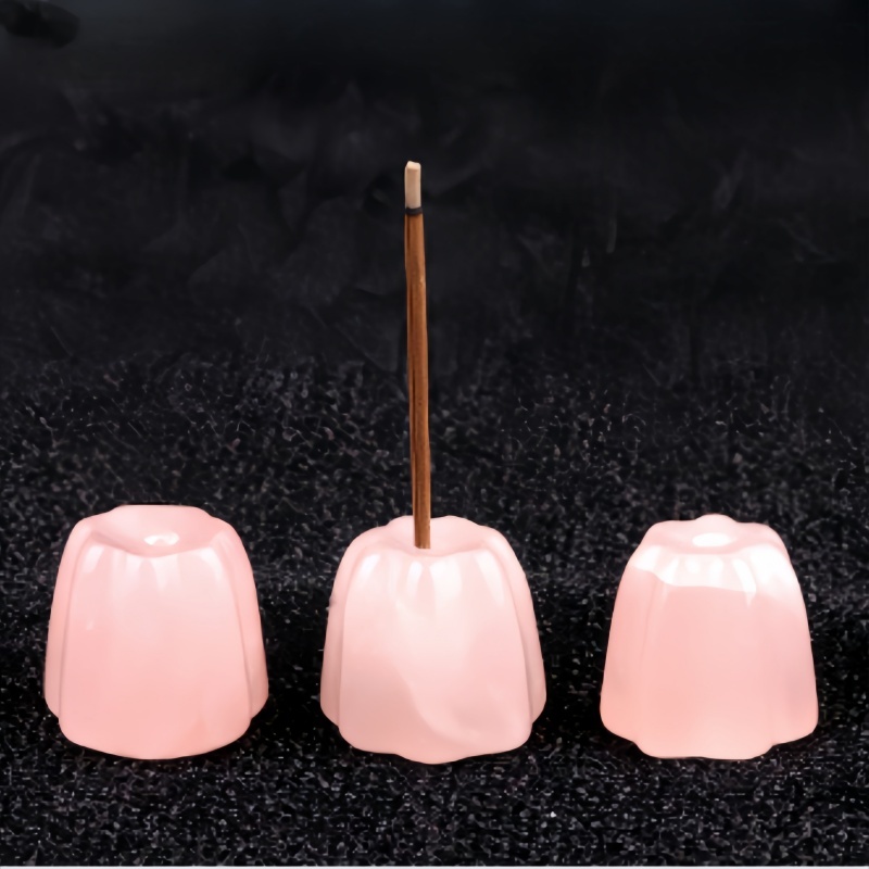 Gemstone 20mm Flower Base Used For Incense Handmade Craved