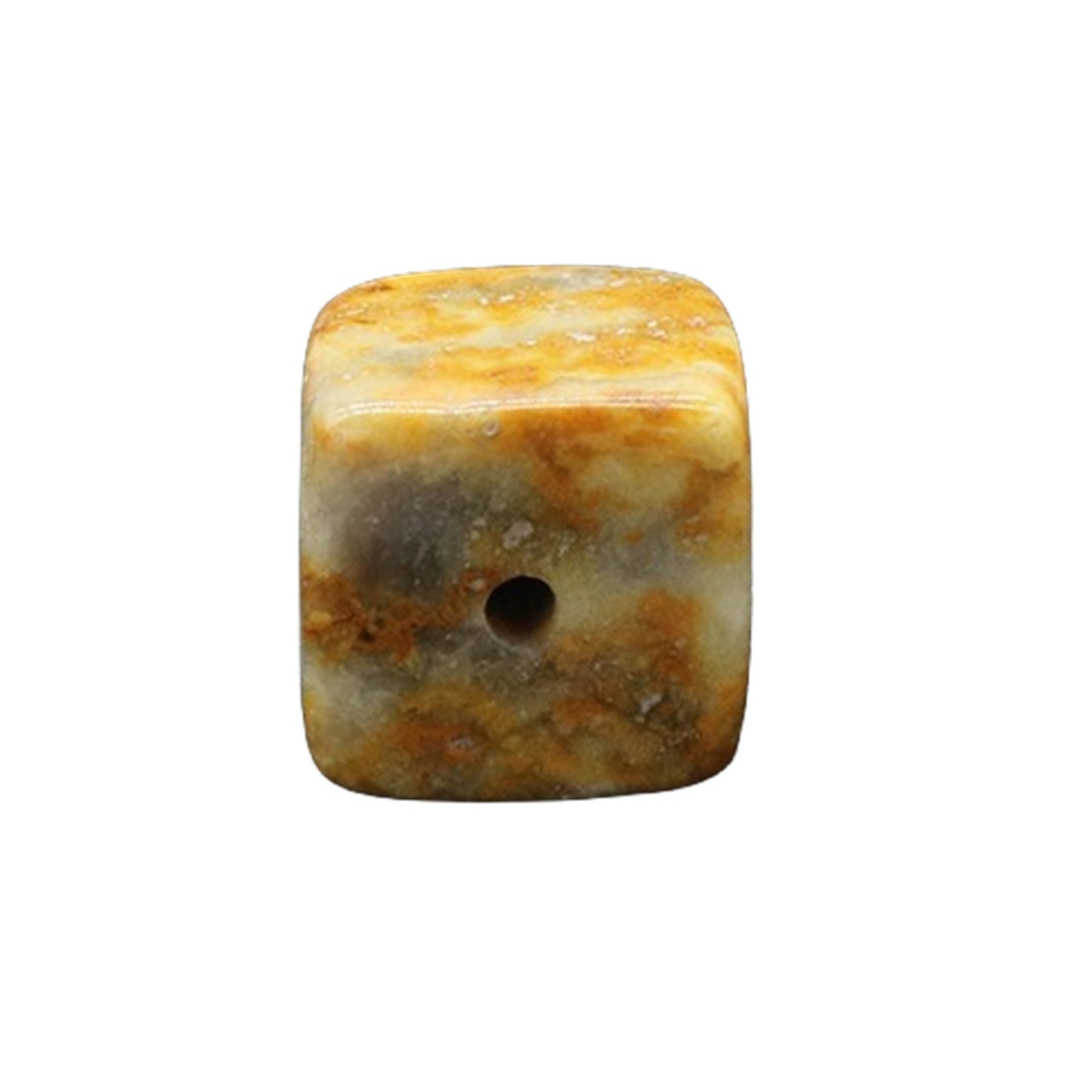 Gemstone 20mm Cube Base Used For Incense Handmade Craved