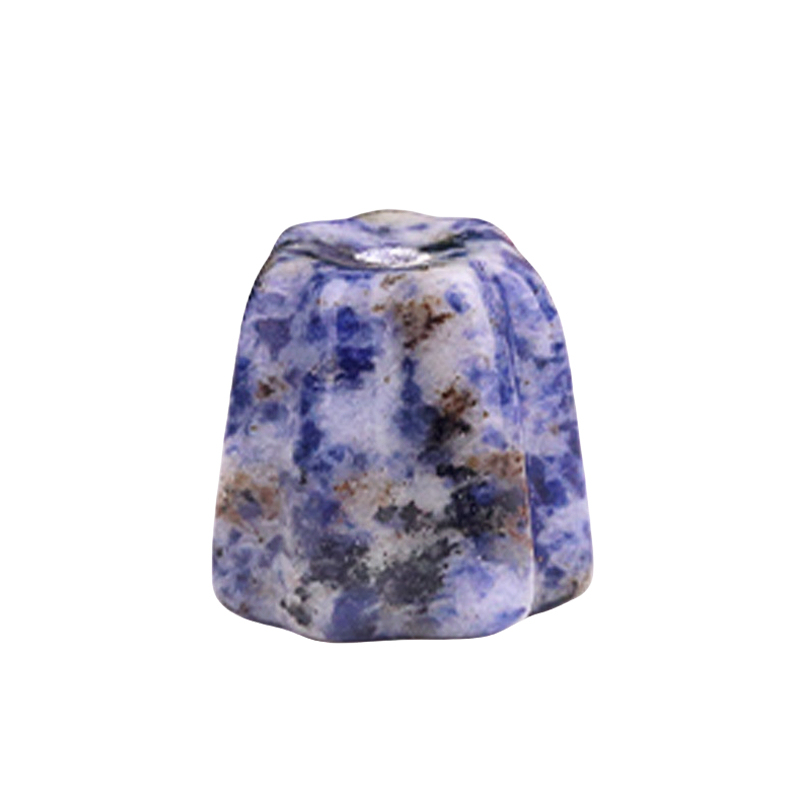 Gemstone 20mm Flower Base Used For Incense Handmade Craved
