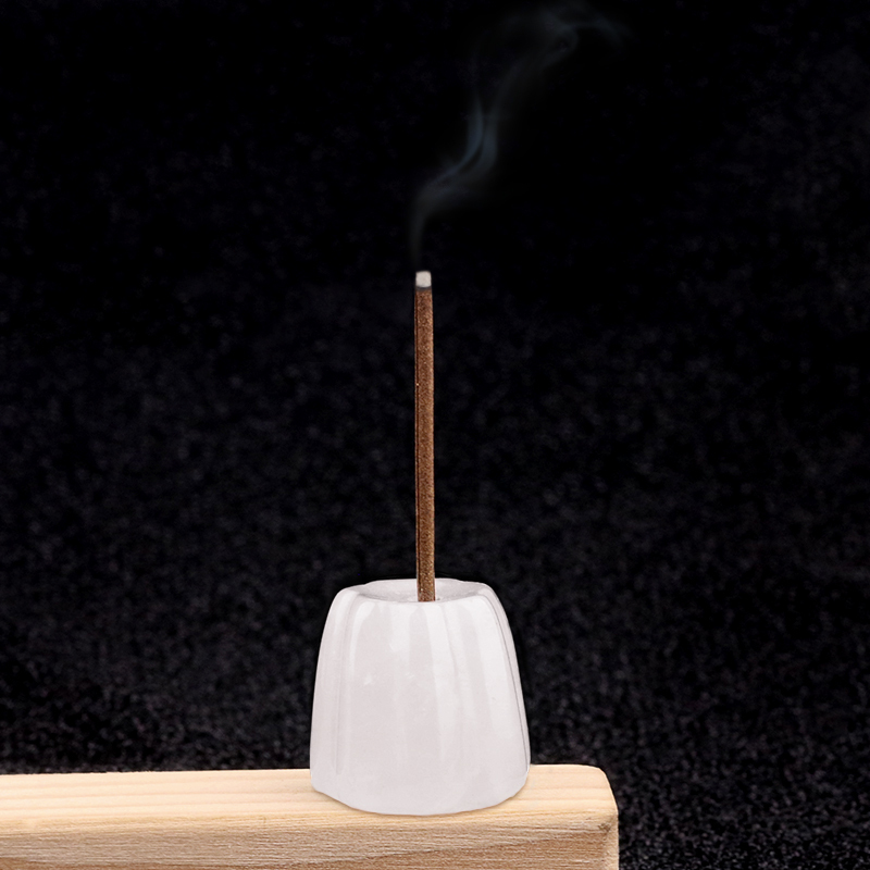 Gemstone 20mm Flower Base Used For Incense Handmade Craved