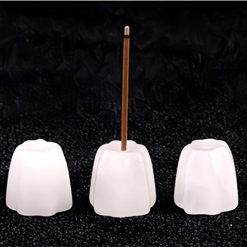 Gemstone 20mm Flower Base Used For Incense Handmade Craved