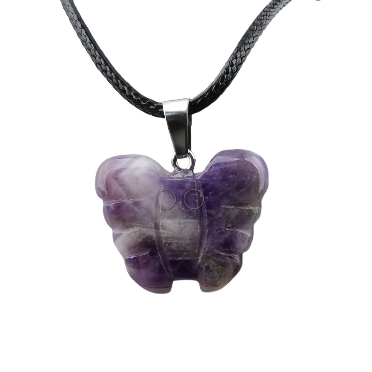 20MM Butterfly Stone Pendant for Making Jewlery  Handmade Craved