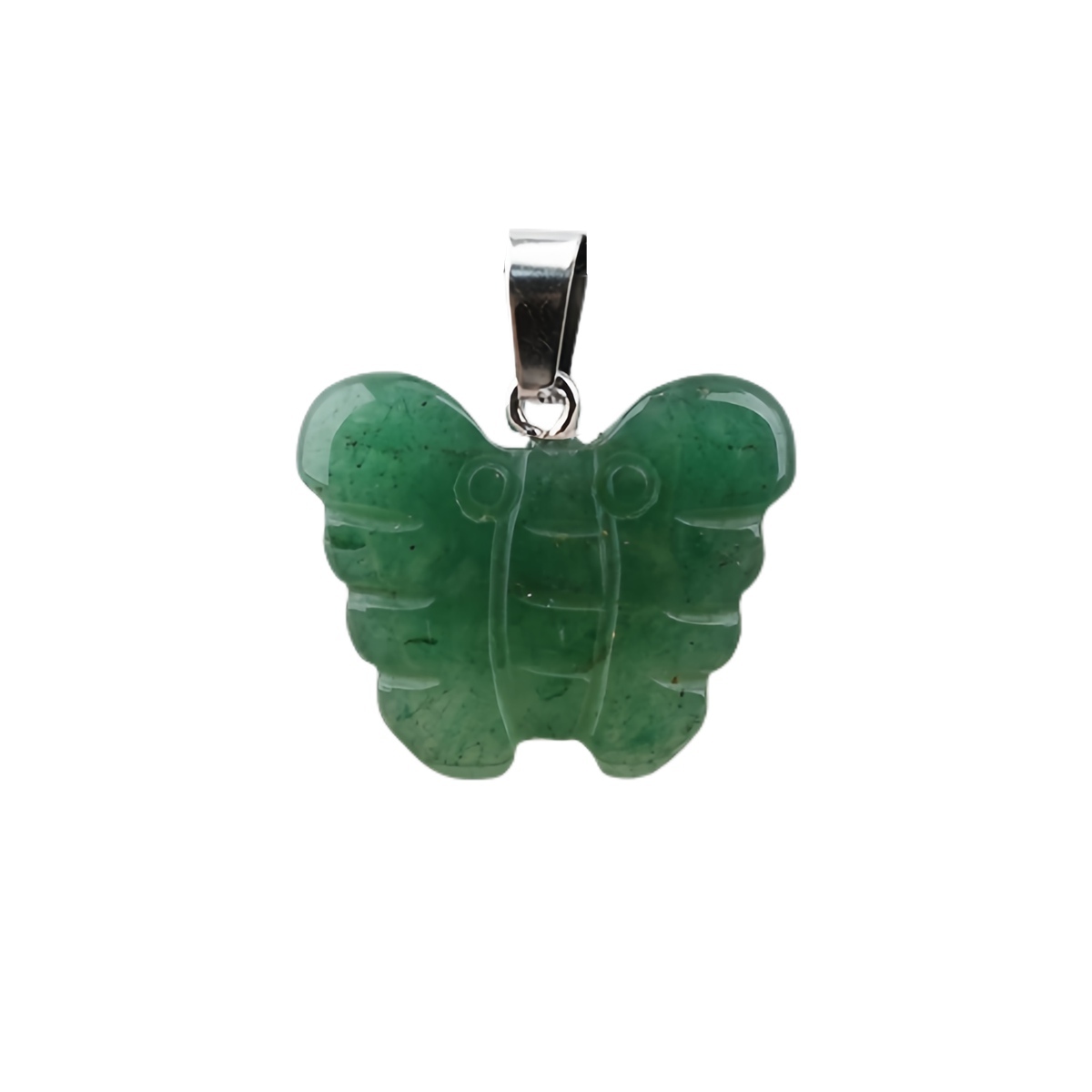 20MM Butterfly Stone Pendant for Making Jewlery  Handmade Craved