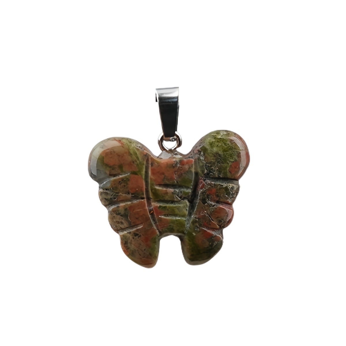 20MM Butterfly Stone Pendant for Making Jewlery  Handmade Craved