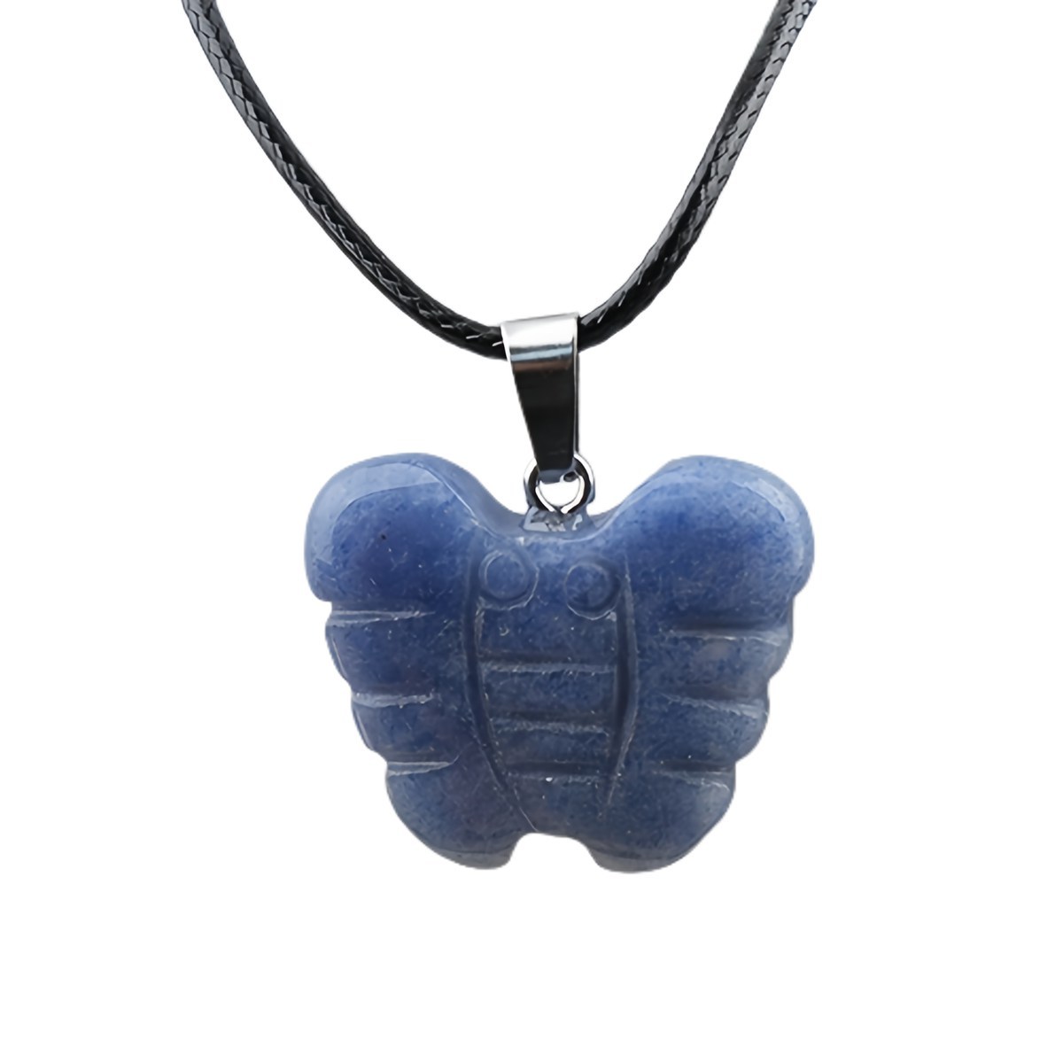 20MM Butterfly Stone Pendant for Making Jewlery  Handmade Craved