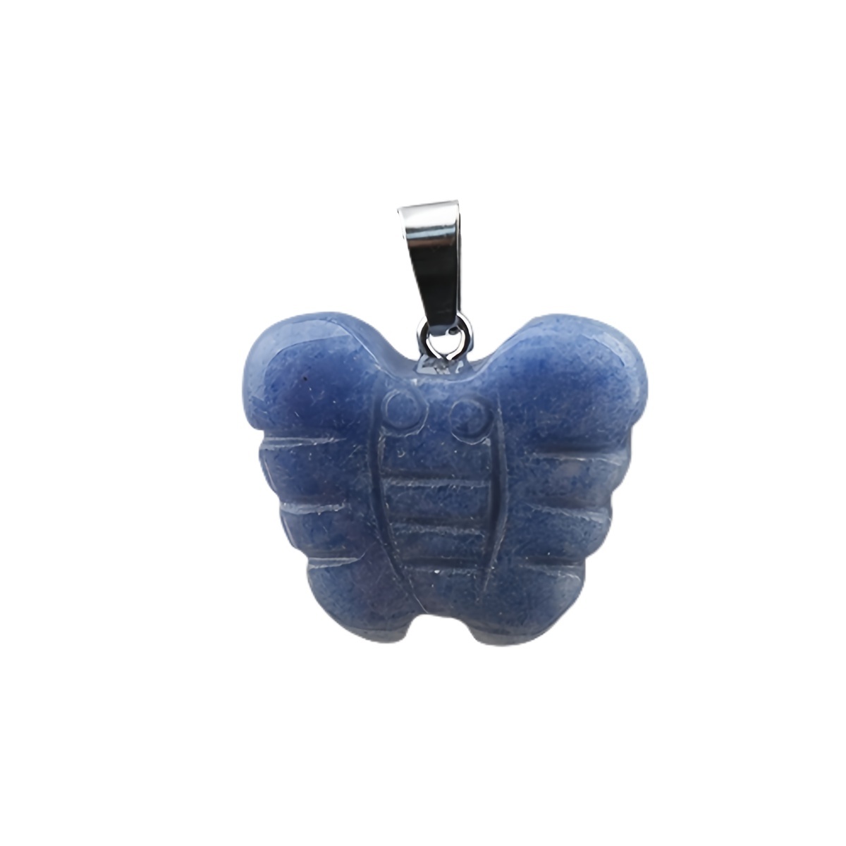 20MM Butterfly Stone Pendant for Making Jewlery  Handmade Craved