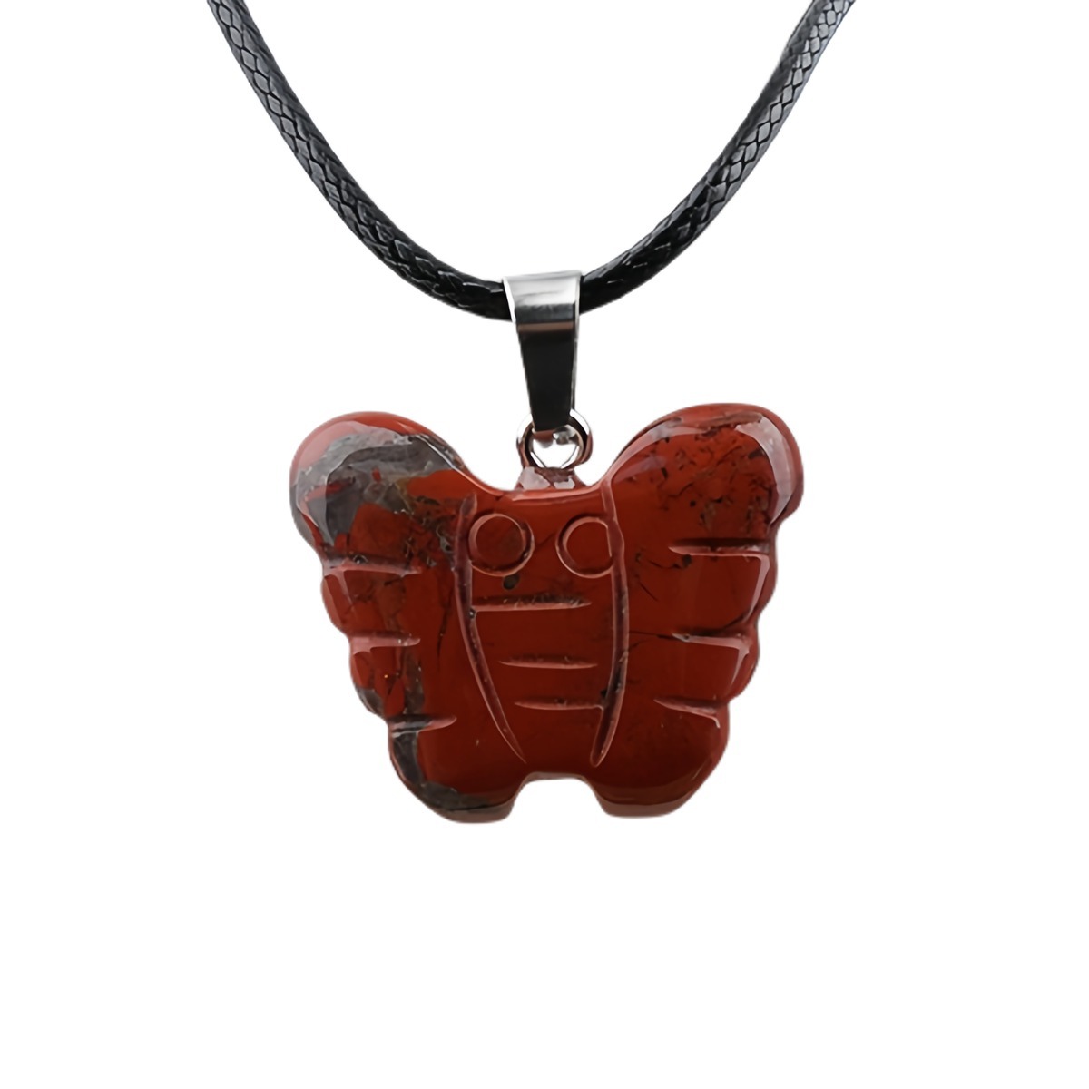 20MM Butterfly Stone Pendant for Making Jewlery  Handmade Craved