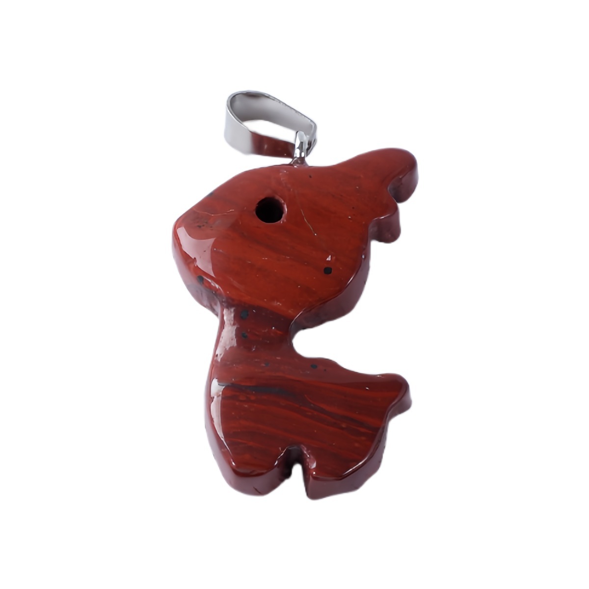 32MM Fawn & Deerlet Stone Pendant for Making Jewlery  Handmade Craved