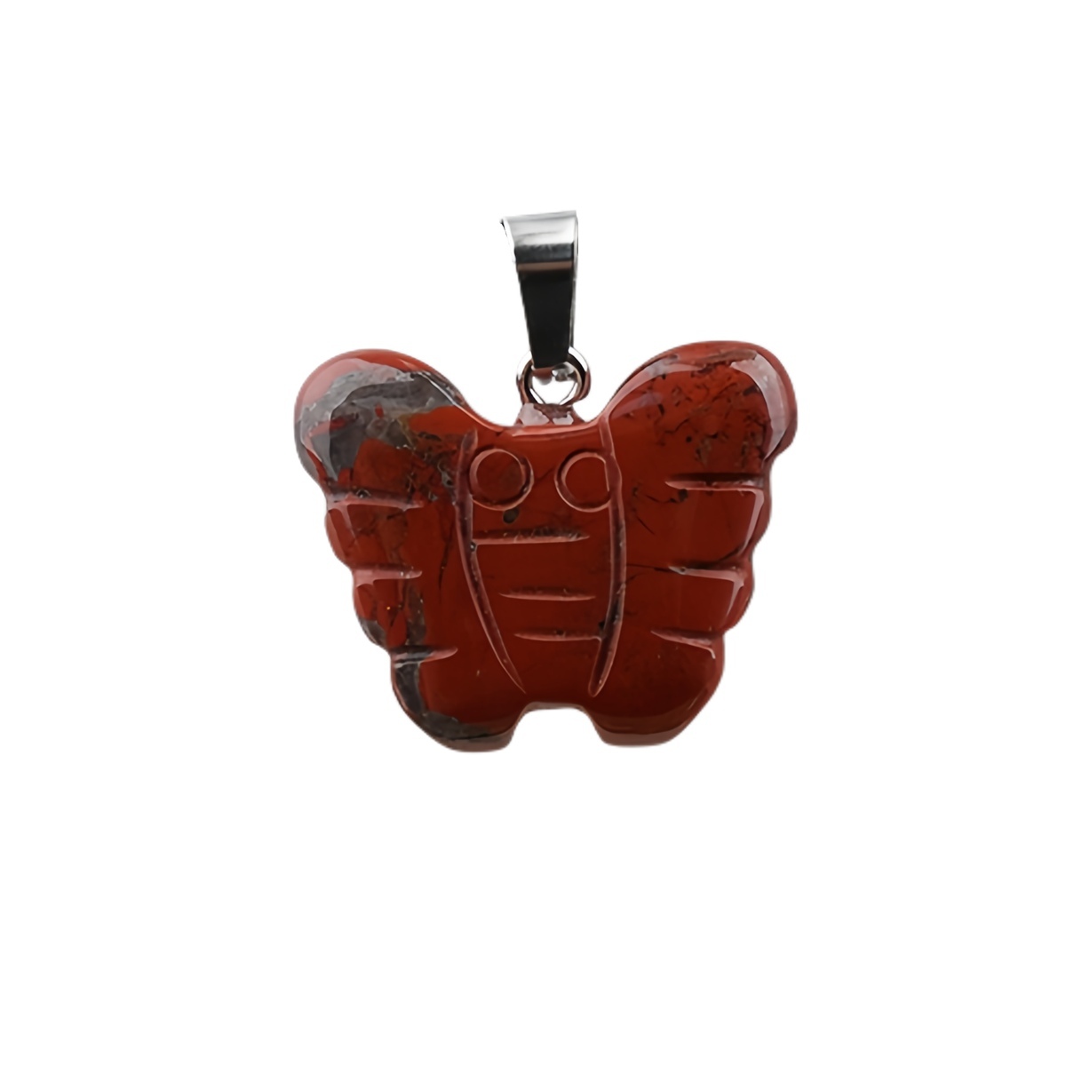 20MM Butterfly Stone Pendant for Making Jewlery  Handmade Craved