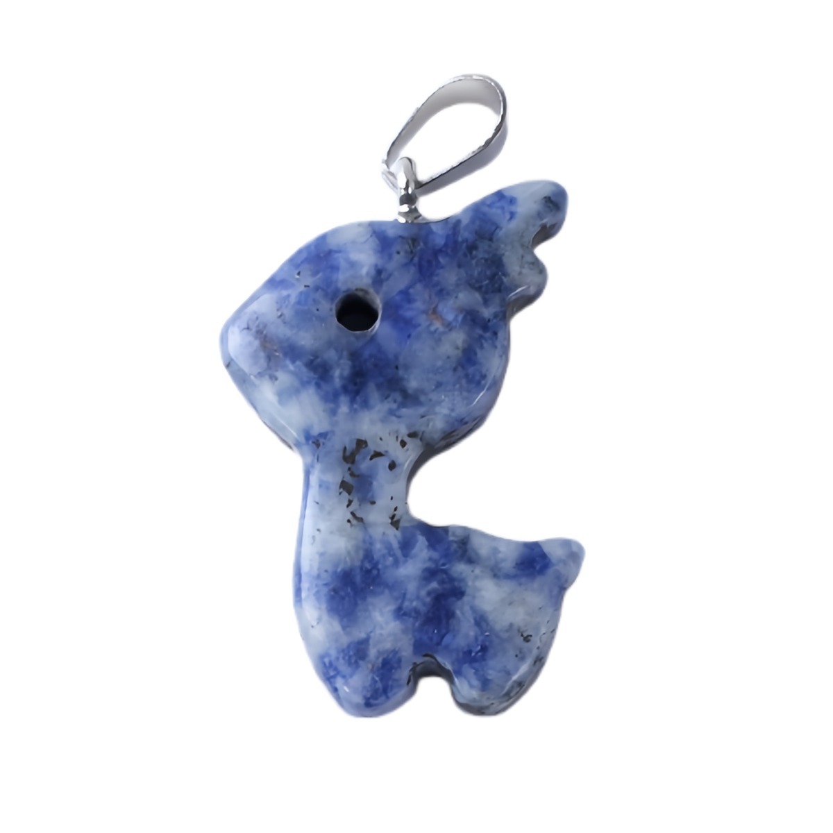 32MM Fawn & Deerlet Stone Pendant for Making Jewlery  Handmade Craved