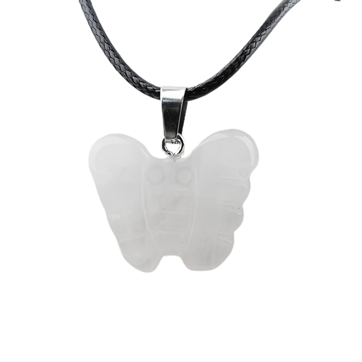 20MM Butterfly Stone Pendant for Making Jewlery  Handmade Craved