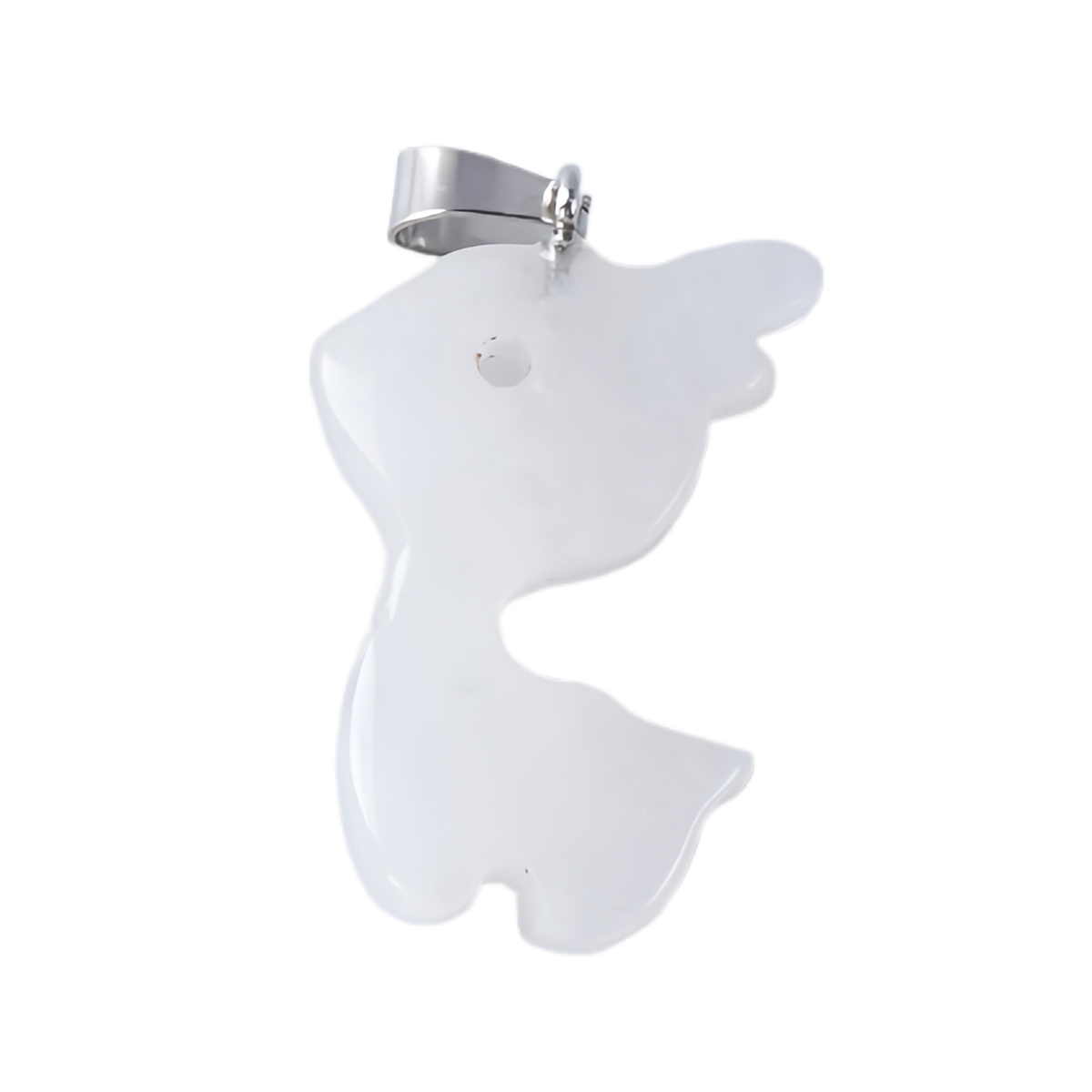 32MM Fawn & Deerlet Stone Pendant for Making Jewlery  Handmade Craved