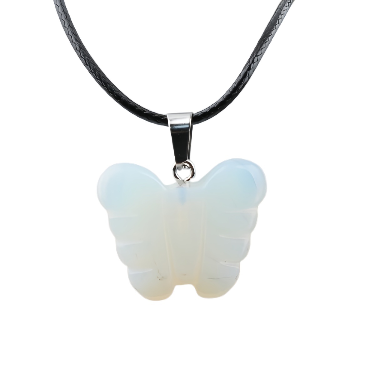 20MM Butterfly Stone Pendant for Making Jewlery  Handmade Craved