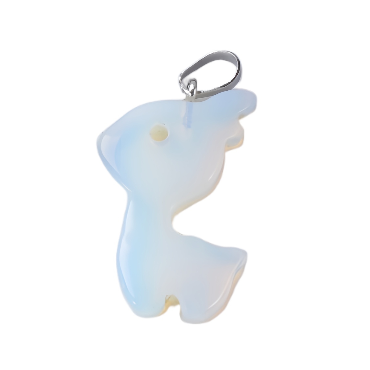 32MM Fawn & Deerlet Stone Pendant for Making Jewlery  Handmade Craved