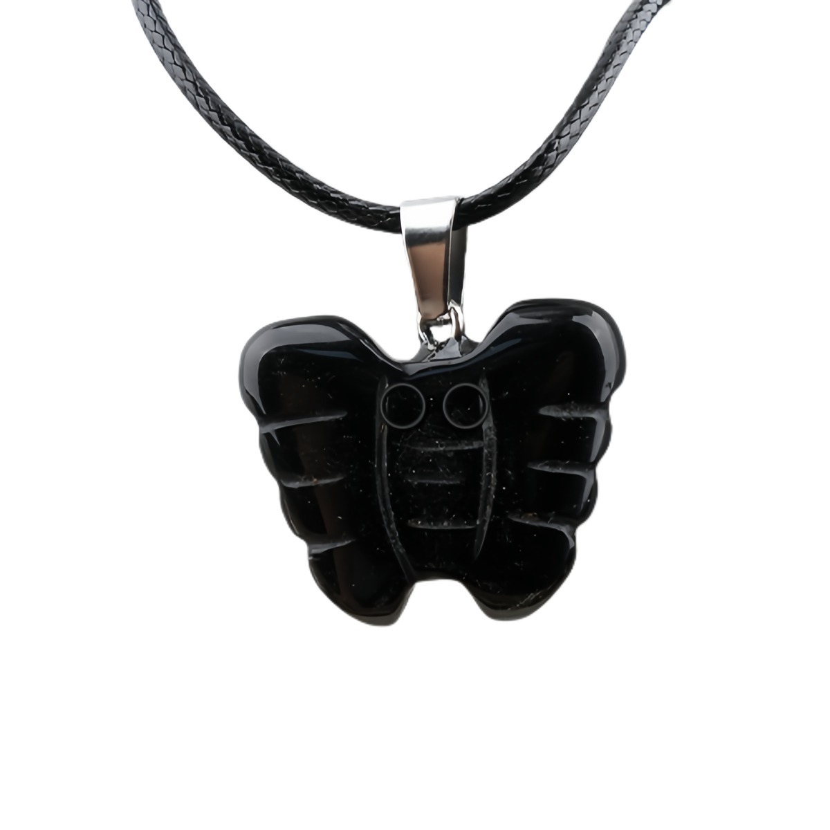 20MM Butterfly Stone Pendant for Making Jewlery  Handmade Craved