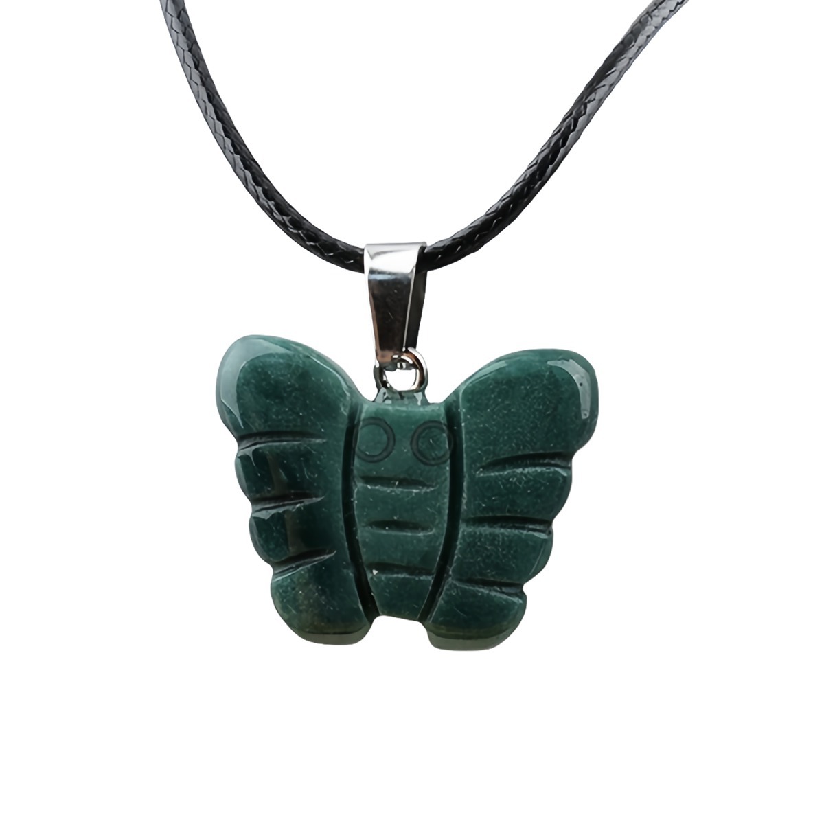 20MM Butterfly Stone Pendant for Making Jewlery  Handmade Craved