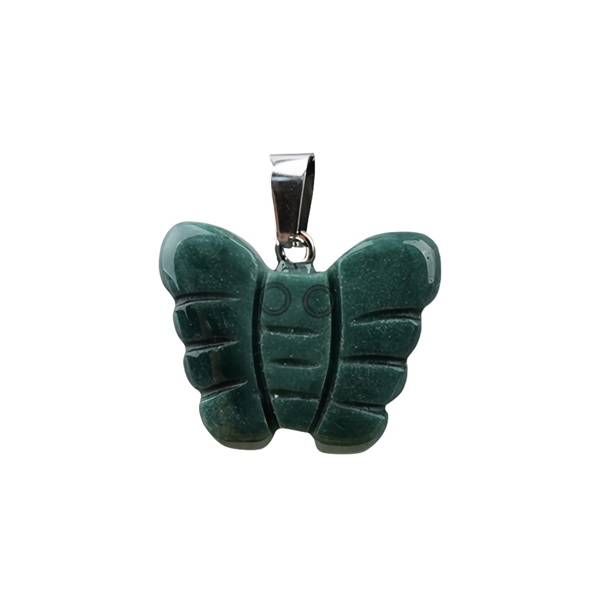 20MM Butterfly Stone Pendant for Making Jewlery  Handmade Craved