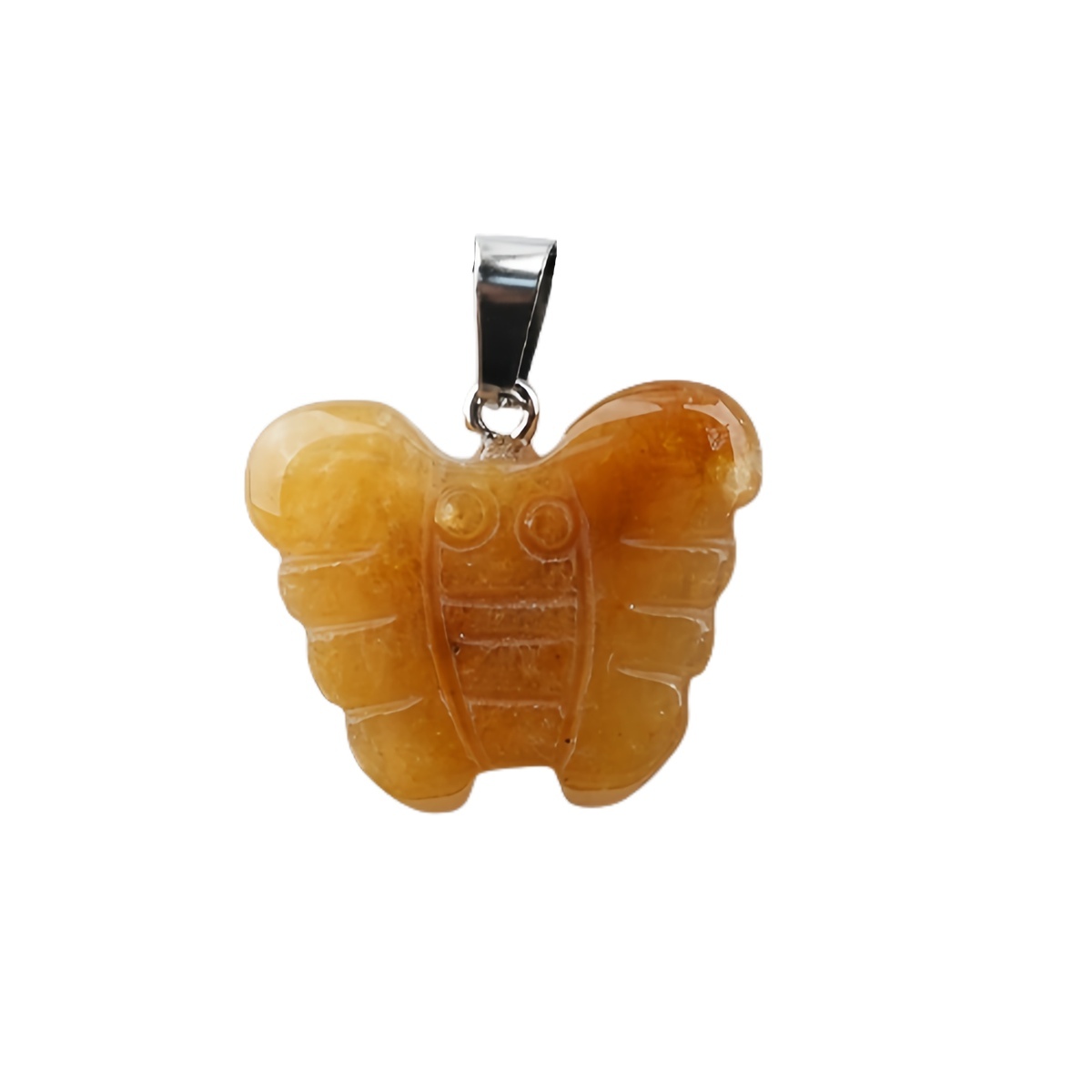 20MM Butterfly Stone Pendant for Making Jewlery  Handmade Craved