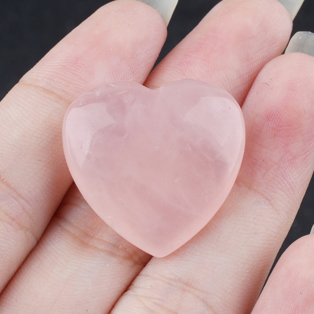25X25X9MM Love Heart Gemstone for Home Decor
