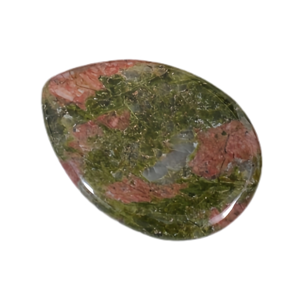Worry Stone for Anxiety Relief, 35x45mm Teardrop Shape Palm Stone, Natural Healing Gemstone for Stress