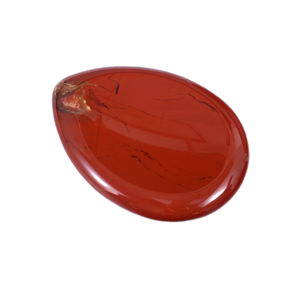 Worry Stone for Anxiety Relief, 35x45mm Teardrop Shape Palm Stone, Natural Healing Gemstone for Stress