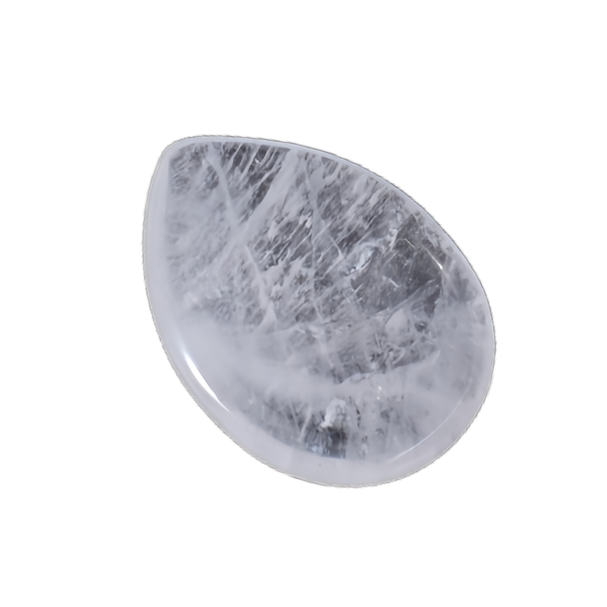 Worry Stone for Anxiety Relief, 35x45mm Teardrop Shape Palm Stone, Natural Healing Gemstone for Stress